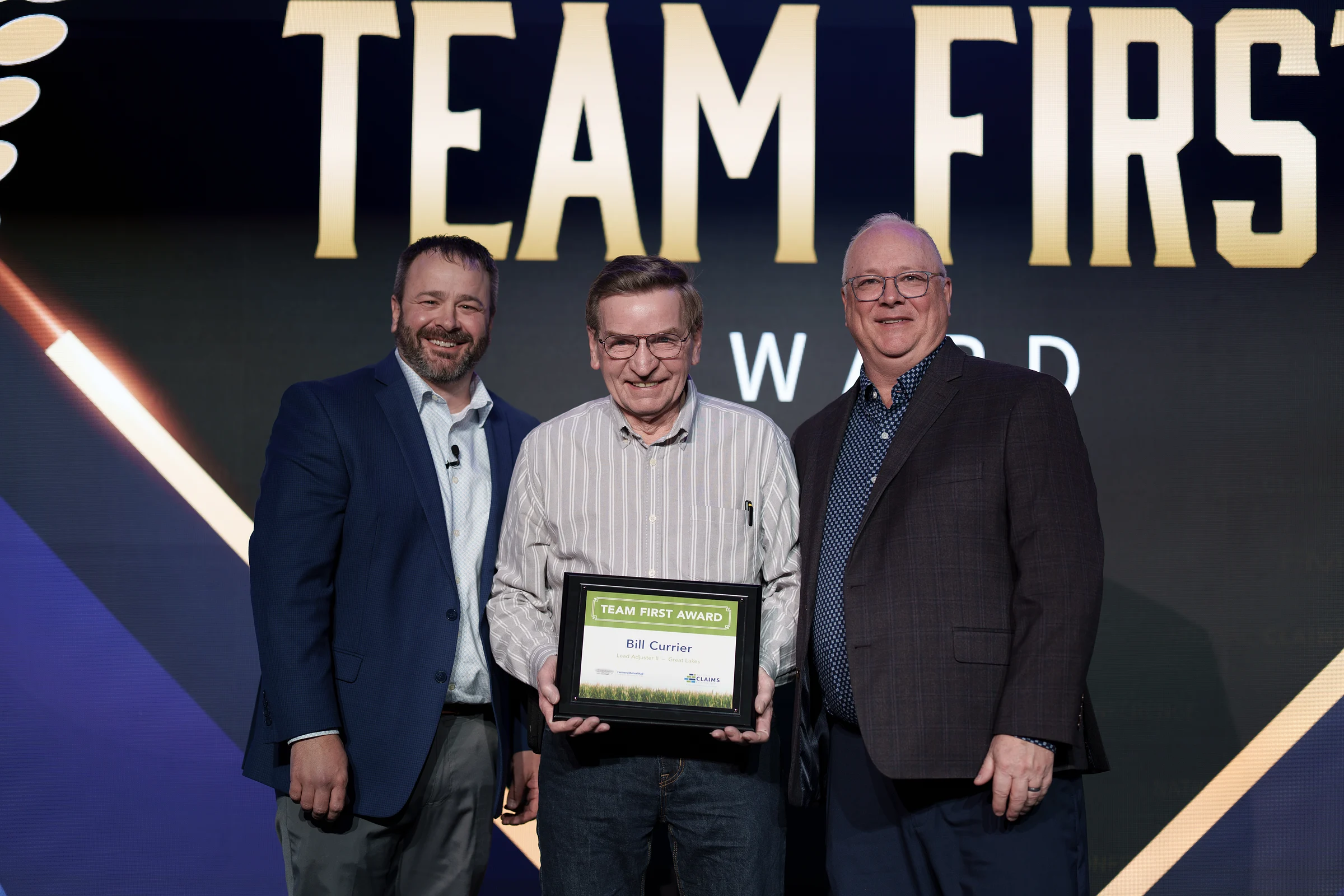 The second Team First award